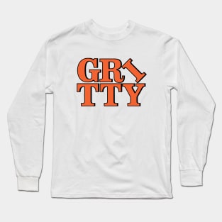 Love Gritty - White Long Sleeve T-Shirt